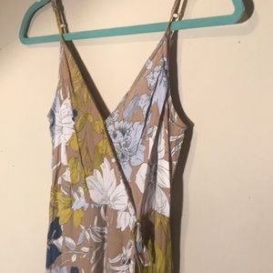 Floral wrap midi sundress